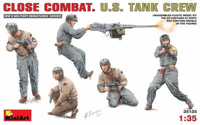 35135  фигуры  CLOSE COMBAT. U.S. TANK CREW  (1:35) 4820041102466
