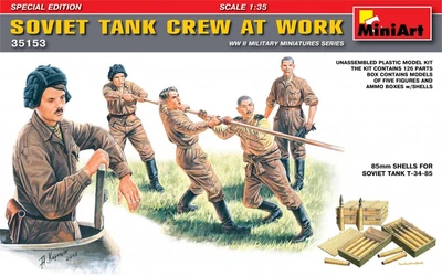 35153  фигуры  SOVIET TANK CREW AT WORK SPECIAL EDITION  (1:35) 2000002073543