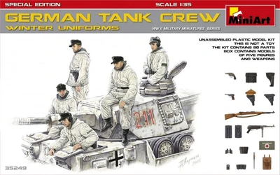 35249  фигуры  GERMAN TANK CREW WINTER UNIFORMS SPECIAL EDITION  (1:35) 4820183311177