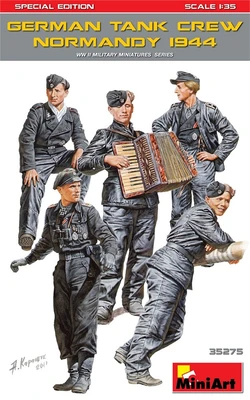 35275  фигуры  GERMAN TANK CREW (Normandy 1944)  (1:35) 4820183311641