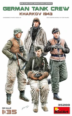 35280  фигуры  German Tank Crew Kharkov 1943  (1:35) 4820183312198