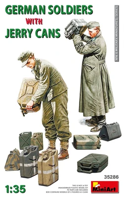 35286  фигуры  GERMAN SOLDIERS WITH JERRY CANS  (1:35) 4820183313188
