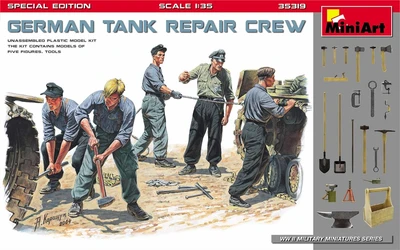 35319  фигуры  German Tank Repair Crew  (1:35) 4820183312259