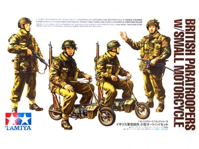 35337  фигуры  British Paratroopers with Small Motorcycle  (1:35) 4950344353378