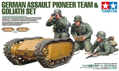 35357  фигуры  German Assault Pioneer Team & Goliath Set  (1:35) 4950344353576