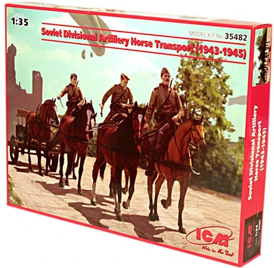 35482  фигуры  Дивизионная конная тяга (1:35) 2000000045894