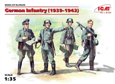 35639  фигуры  Германская пехота (1939-1942 г.) (1:35) 2000000075884