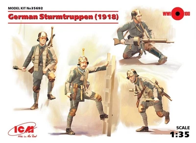 35692  фигуры  Германские штурмовые части (1918г.)  (1:35) 2000000073538