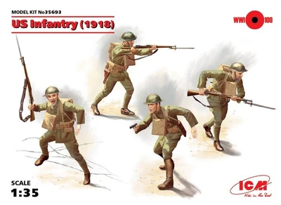 35693  фигуры  US Infantry  (1918)  (1:35) 2000000079035
