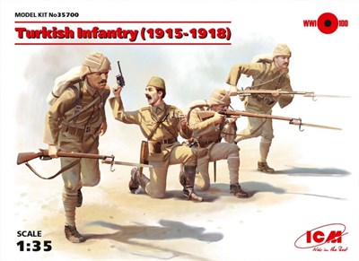 35700  фигуры Turkish infantry (1915-1918)  (1:35) 2000000087368