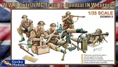 35GM0013  фигуры  W.W. II British MG Team in Combat (N.W. Europe)  (1:35) 4892667350132
