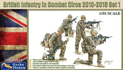 35GM0015  фигуры  British Infantry In Combat Circa ‪2010-2016‬ Set 1  (1:35) 4892667350156