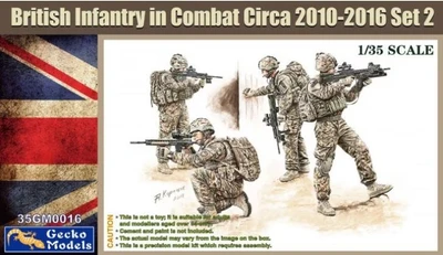 35GM0016  фигуры  British Infantry in Combat Circa 2010-2016 Set 2  (1:35) 4892667350163