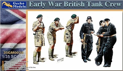 35GM0022  фигуры  Early War British Tank Crew  (1:35) 4892667350224