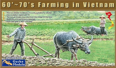 35GM0107  фигуры  60's-70's Farming in Vietnam  (1:35) 4892667351078