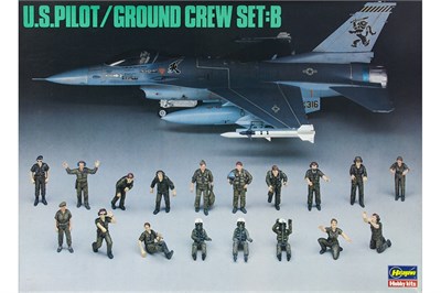 36005  фигуры  US Pilot / Ground Crew Set B  (1:48) 4967834361058