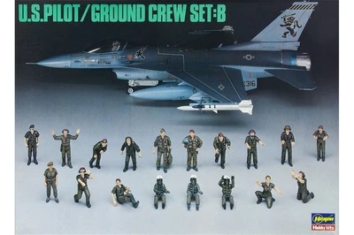 36005  фигуры  US Pilot / Ground Crew Set B  (1:48) 4967834361058