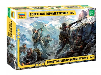 3606  фигуры  Советские горные стрелки 1942 г.  (1:35) 4600327036063