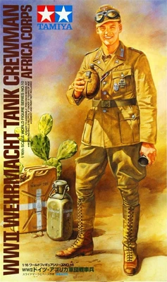 36310  фигуры  WW II Wehrmacht Tank Crewman Africa Corps  (1:16) 4950344363100