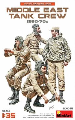 37061  фигуры  MIDDLE EAST TANK CREW 1960-70s  (1:35) 4820183312372