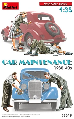 38019  фигуры  CAR MAINTENANCE 1930-40s  (1:35) 4820183313249