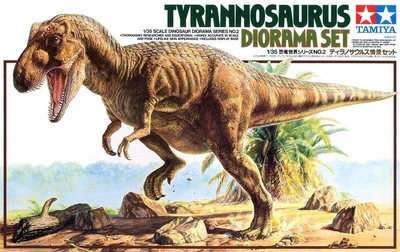 60102  фигуры  Tyrannosaurus Diorama set  (1:35) 4950344601028