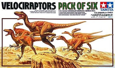 60105  фигуры  Velociraptors Pack of Six  (1:35) 2000000078502