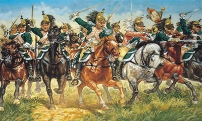6015  фигуры  French Dragoons Napoleonic Wars  (1:72) 2000002099413