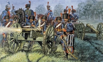6018  фигуры  FRENCH LINE/GUARD ARTILLERY (NAP.WARS) (1:72) 2000002093299