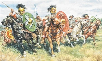 6028  фигуры  ROMAN CAVALRY (I-II CENTURY B.C.) (1:72) 2000002093312