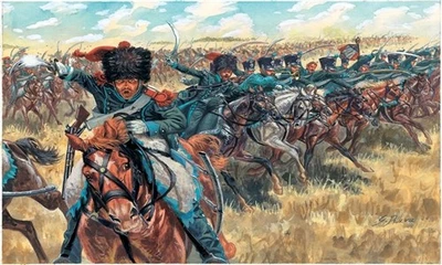 6080  фигуры  NAPOLEONIC WARS - FRENCH LIGHT CAVALRY (1:72) 8001283060806