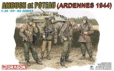6091  фигуры  Ambush at Poteau (Ardennes 1944)  (1:35) 89195860910