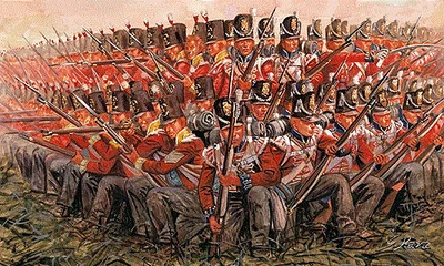 6095  фигуры  NAPOLEONIC WARS - BRITISH INFANTRY 1815 (1:72) 8001283060950