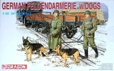 6098  фигуры German Feldgendarmerie w/Dogs (1:35) 89195860989