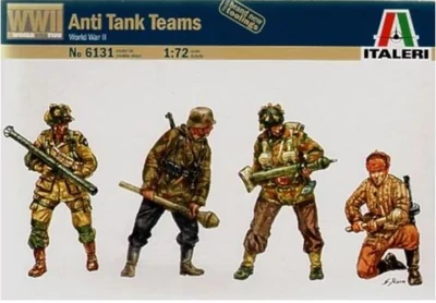 6131  фигуры  WWII- Anti Tank Teams   (1:72) 8001283061315