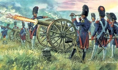 6135  фигуры  FRENCH IMPERIAL GUARD ARTILLERY (NAP. WARS) (1:72) 8001283061353
