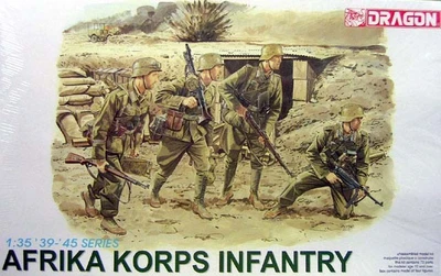 6138  фигуры  Afrika Korps Infantry (1:35) 89195861382