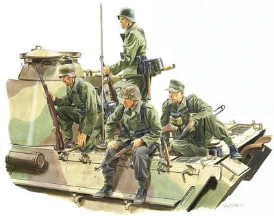 6156  фигуры Panzer Riders (Lorraine 1944) (1:35) 89195861566