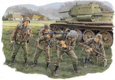 6159  фигуры  Panzergrenadiers, LAH Division (Kursk 1943)  (1:35) 4545782028577