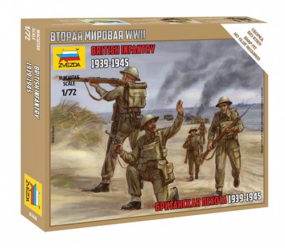 6166  фигуры  Британская пехота (1:72) 4600327061669