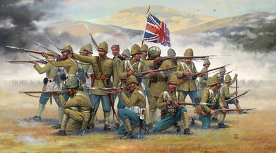 6187  фигуры  BRITISH INFANTRY AND SEPOYS  (1:72) 2000002102991