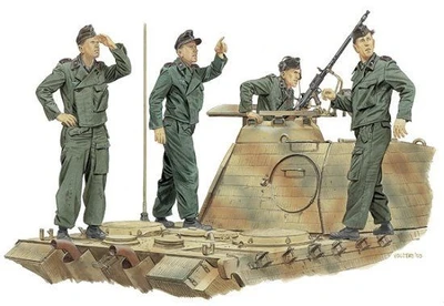 6191  фигуры "Achtung-Jabo!" Panzer Crew (France 1944) (1:35) 89195861917