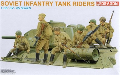 6197  фигуры  Soviet Infantry Tank Riders  (1:35) 89195861979