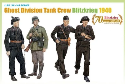 6654  фигуры  Ghost Division Tank Crew (Blitzkrieg 1940)  (1:35) 89195866547