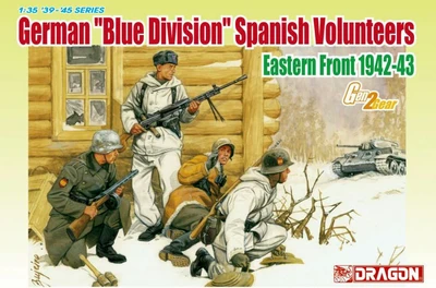 6674  фигуры  German Blue Division Spanish Volunters Eastern Front 1942-43  (1:35) 4545782029420