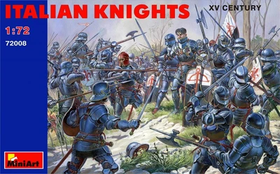 72008  фигуры  ITALIAN KNIGHTS XV CENTURY  (1:72) 4820041100318