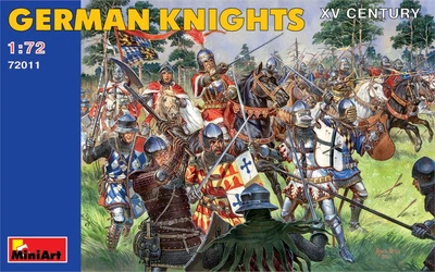 72011  фигуры  GERMAN KNIGHTS XV CENTURY  (1:72) 4820041100578