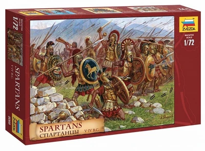 8068  фигуры Спартанцы (1:72) 4600327080684