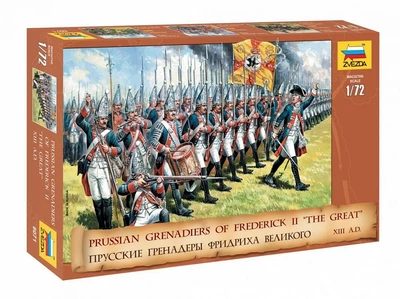 8071  фигуры  Прусские гренадеры Фридриха Великого (1:72) 4600327080714