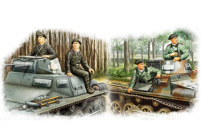 84419  фигуры  German Panzer Crew Set  (1:35) 6939319244192